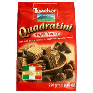 Loacker Quadratini Napolitaner Wafer Cookies 250 g