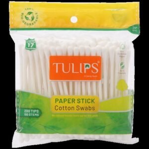 TULIPS COTTON SWABS