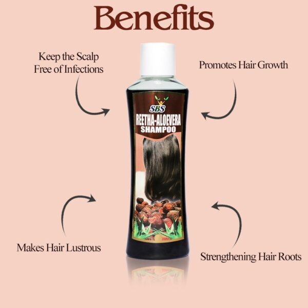 Reetha Aloevera Shampoo - Image 2