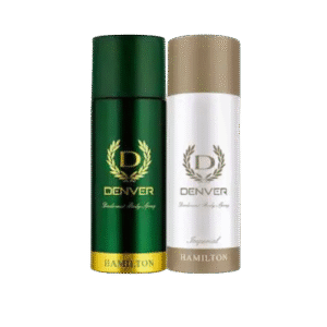 DENVER Deodorant Spray (400 ml, Pack of 2)