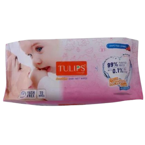 Tulips Sensitive Baby Wet Wipes