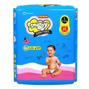 Snuggy White Large Baby Diaper Pants