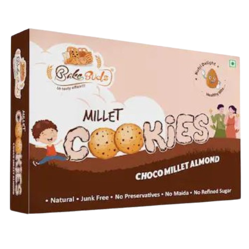 BakeBuds Millet Cookies-Choco Millet Almond