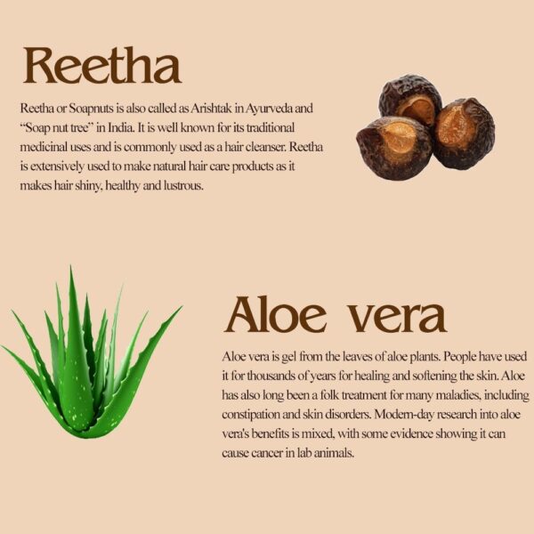 Reetha Aloevera Shampoo - Image 4