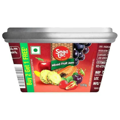 Snac tac 3 in 1 Pineapple, Mango and Mixed Fruit Jam 100 g (Buy 2 Get 1 Free) - Image 8