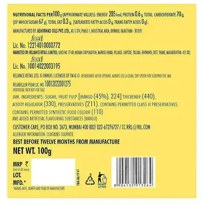 Snac tac 3 in 1 Pineapple, Mango and Mixed Fruit Jam 100 g (Buy 2 Get 1 Free) - Image 13