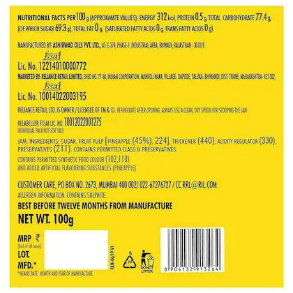 Snac tac 3 in 1 Pineapple, Mango and Mixed Fruit Jam 100 g (Buy 2 Get 1 Free) - Image 14