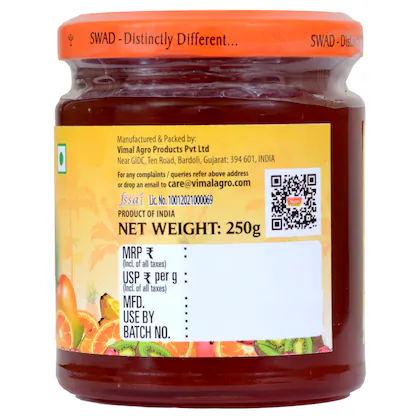 SWAD Mixed Fruit Jam 250g-Pack of 2 - Image 3